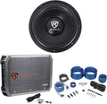 12 2400 Watt Car Audio Subwoofer Mono Amplifier Amp Kit D8292