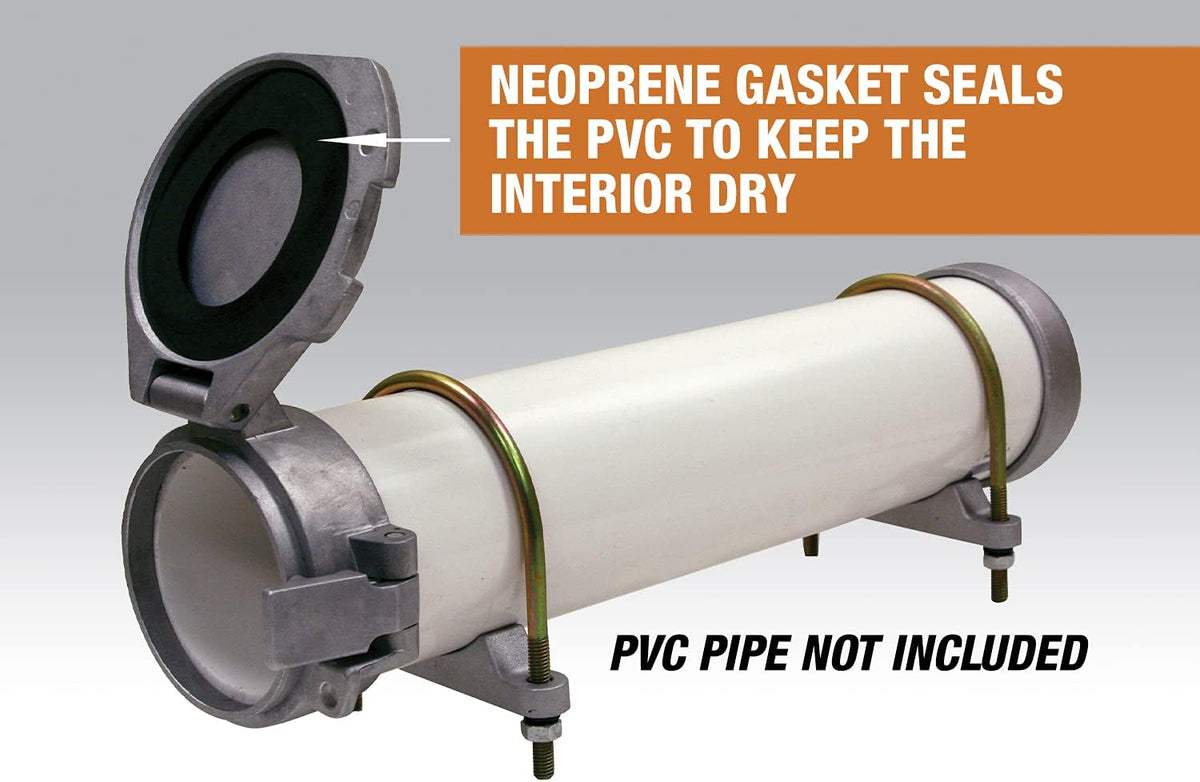6 Inch Diameter White PVC Conduit Carrier Kit C2952