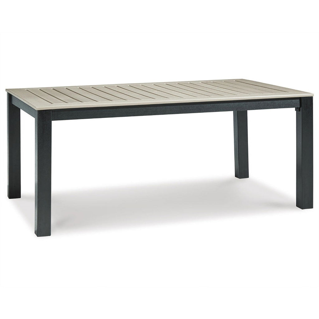 Black Plastic Outdoor Dining Table B8633