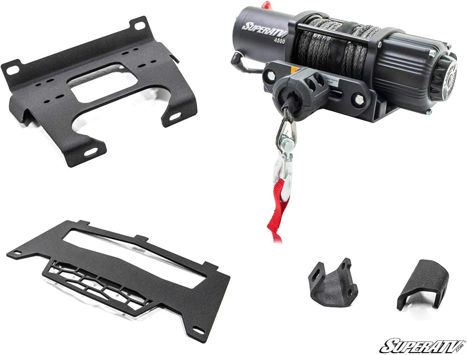 Black Ops 4500 lb Winch with Winch Mounting Plate B179707
