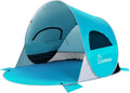 UPF 50+ Pop Up 3-4 Person Beach Tent Sun Shelter O96131