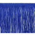 Royal Blue 6-Inch Metallic Chainette Fringe Trim A681