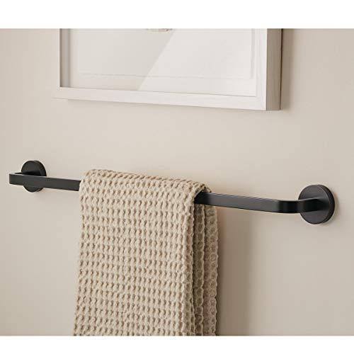 Matte Black 24-Inch Towel Bar J920