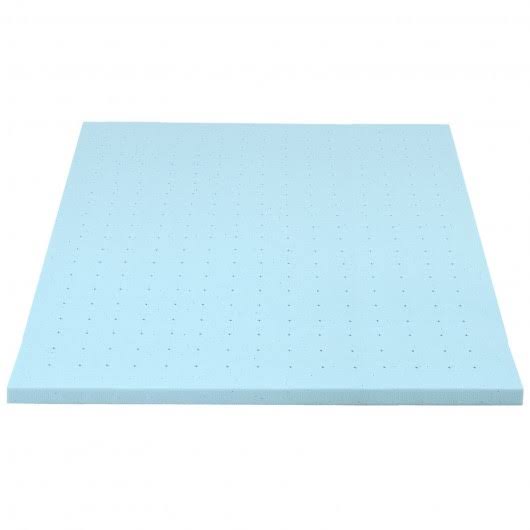 Queen Size Gel Memory Foam Mattress Topper S4824
