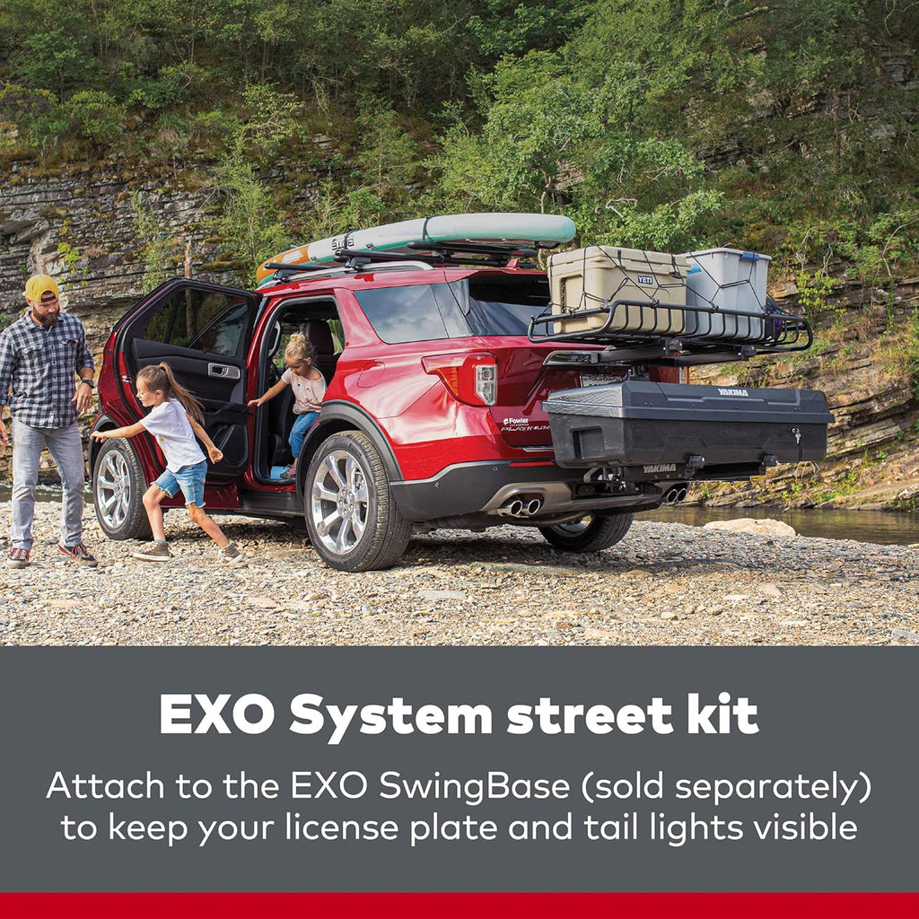 License Plate and Tail Lights Accessory for EXO Hitch Rack System U796