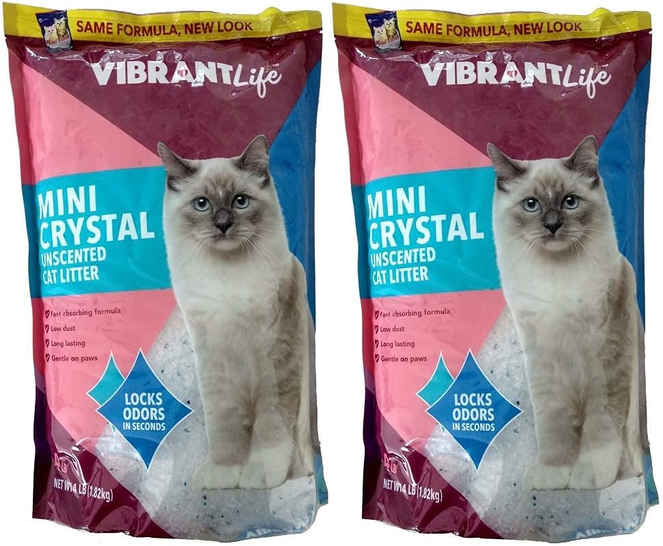 4-Pound Unscented Silica Gel Cat Litter W43868