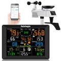 WiFi Weather Station with Outdoor Sensor, Rain Gauge, Wind Gauge (Black) A1530
