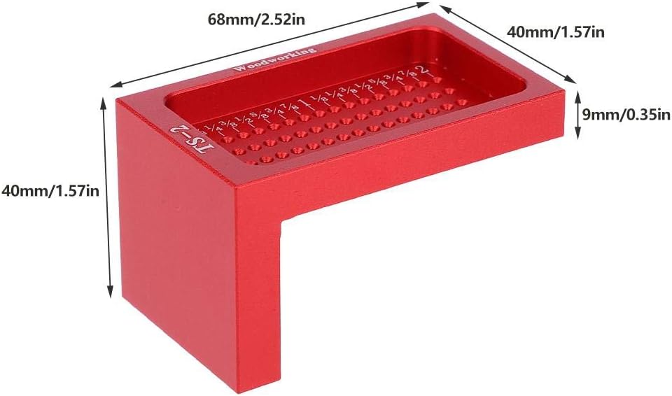 Woodworking Cross Calibration Ruler, T Type Scribing Marking Gauge, Pack of 2 Q69696