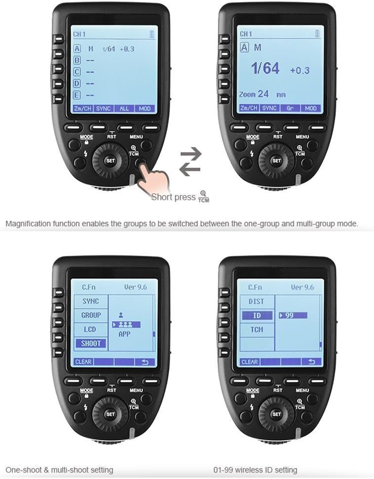 Wireless Flash Trigger Transmitter for Olympus Panasonic Cameras M164