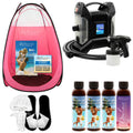 Sunless Airbrush Spray Tanning System 4 Tan Solutions Pink Tent Z164010
