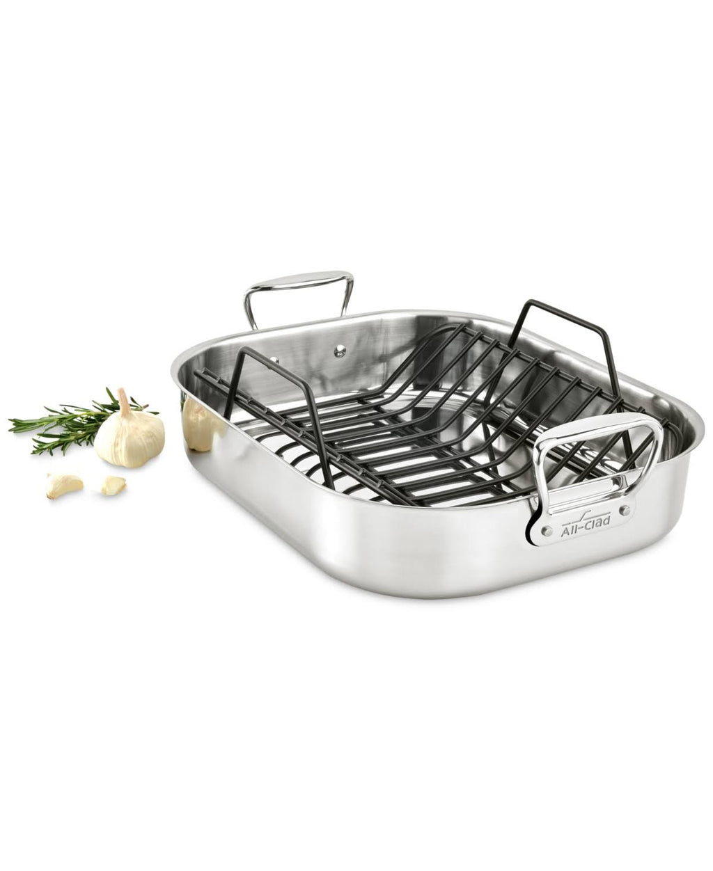 Large Stainless Steel Roaster with Rack N92105