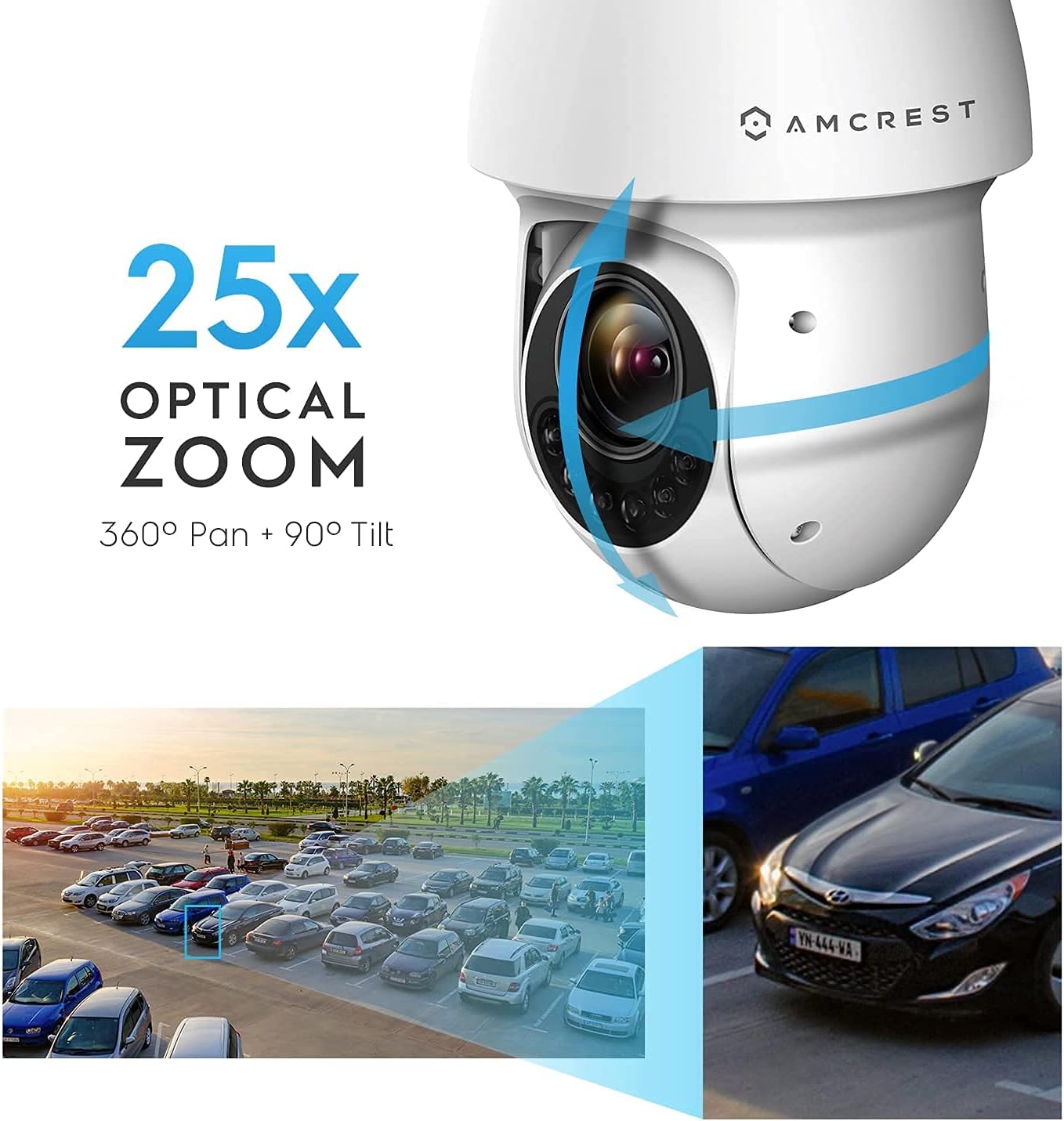 2MP Outdoor PTZ POE IP Camera Security Speed Dome B104