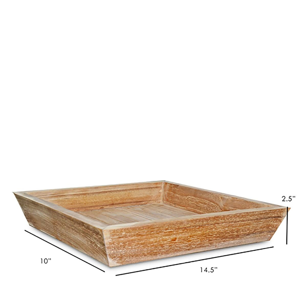 Catalina Teak Outdoor Serving Tray B12182
