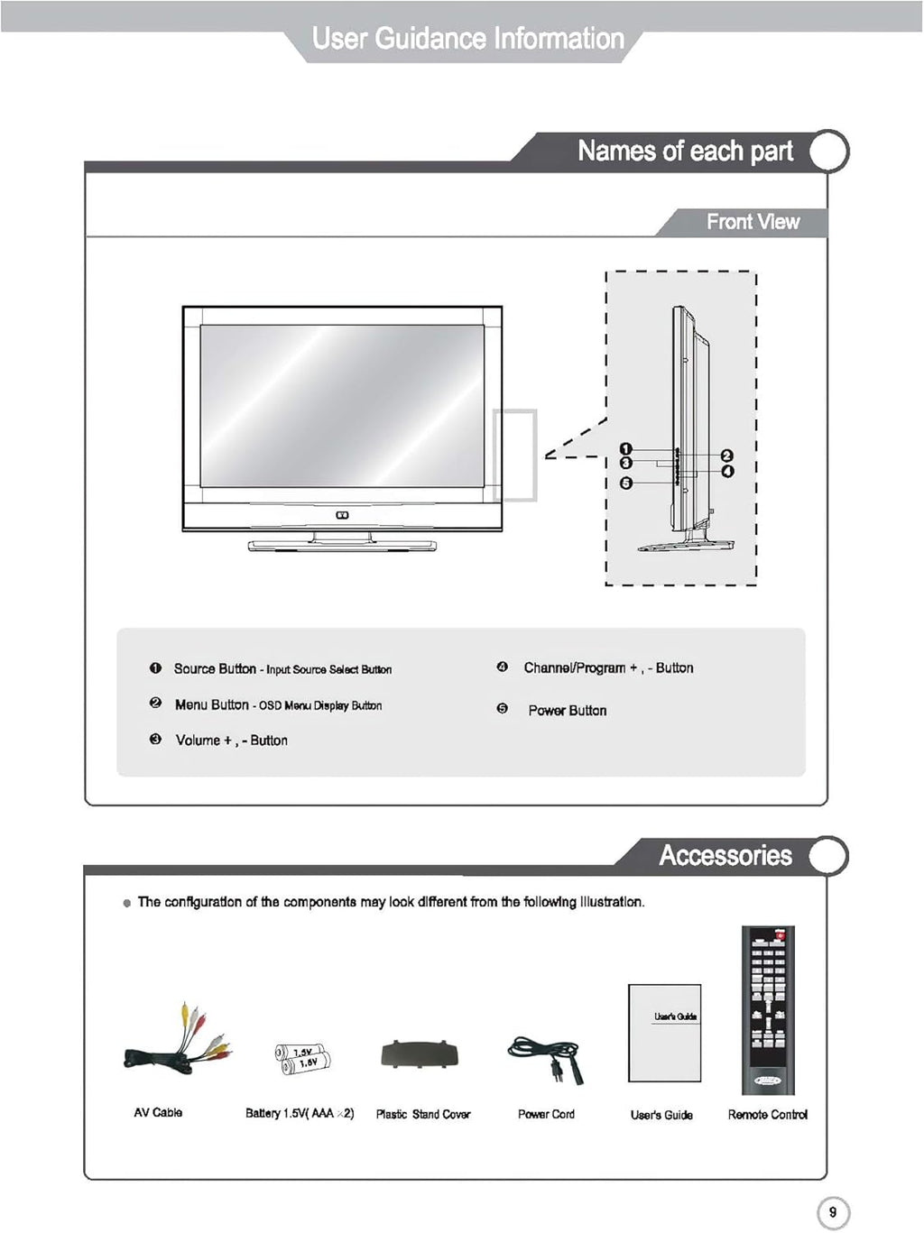 26 Inch HD Ready LCD TV with Integrated HDTV Tuner E377