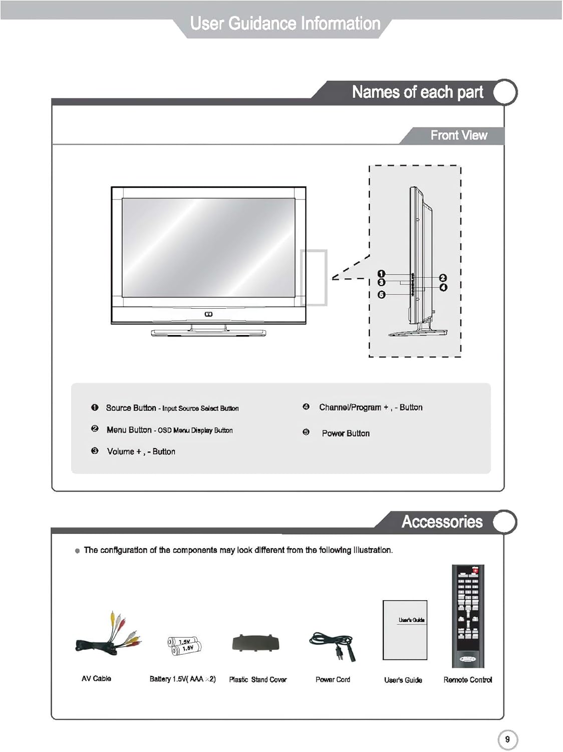 26 Inch HD Ready LCD TV with Integrated HDTV Tuner E377