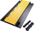 4 Channel Cable Ramp Floor Cover Cord Protector Wire Guard, 55000lbs, Pack of 2 A8884