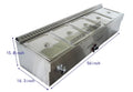 5 Pan Propane Gas Food Warmer Stove K141806