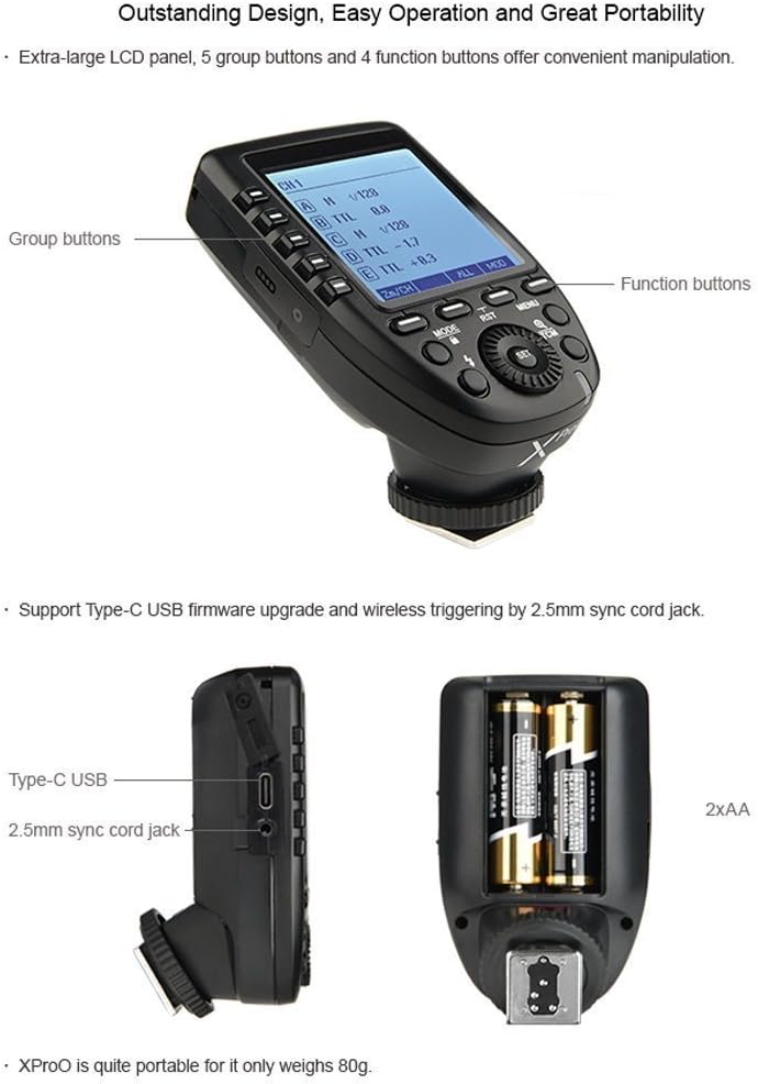 Wireless Flash Trigger Transmitter for Olympus Panasonic Cameras M164
