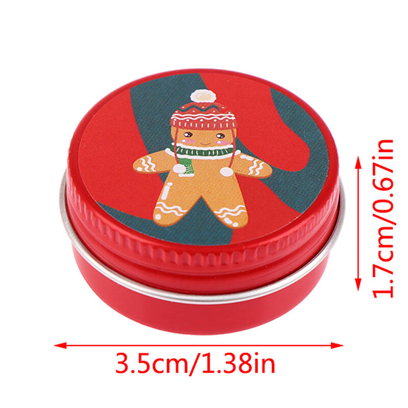 1:12 Dollhouse Miniature Christmas Cookies Biscuit Candy Gift Box Tin Box Model Toy J495