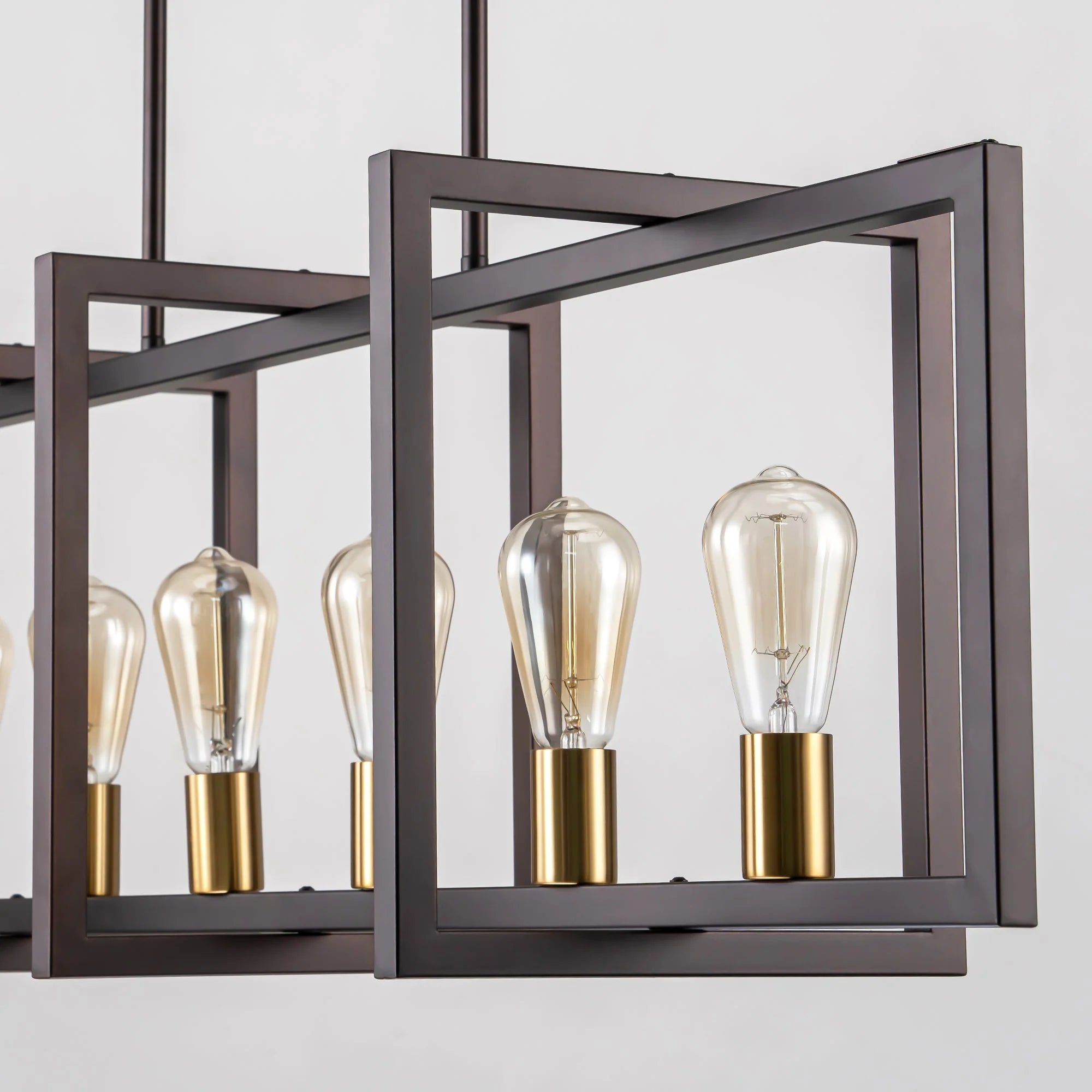 6-Light Dimmable Aluminum Kitchen Island Chandelier V790