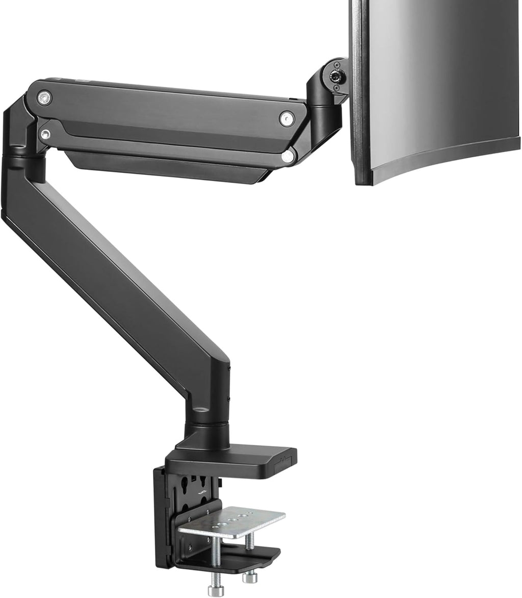 White Single Monitor Arm Desk Mount B86912