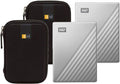 2 TB Portable External Hard Drive with 2 Hard Drive Cases M675764