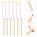 5Pcs Wooden Magnetic Fishing Poles Toys N73306