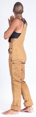 Saddle Brown Canvas Overall R141007