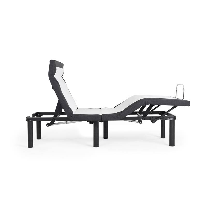 White Twin Long Gel Mattress and Bed Base U378189
