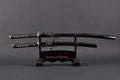 Handmade Japanese Samurai Katana & Wakizashi Swords Y95942