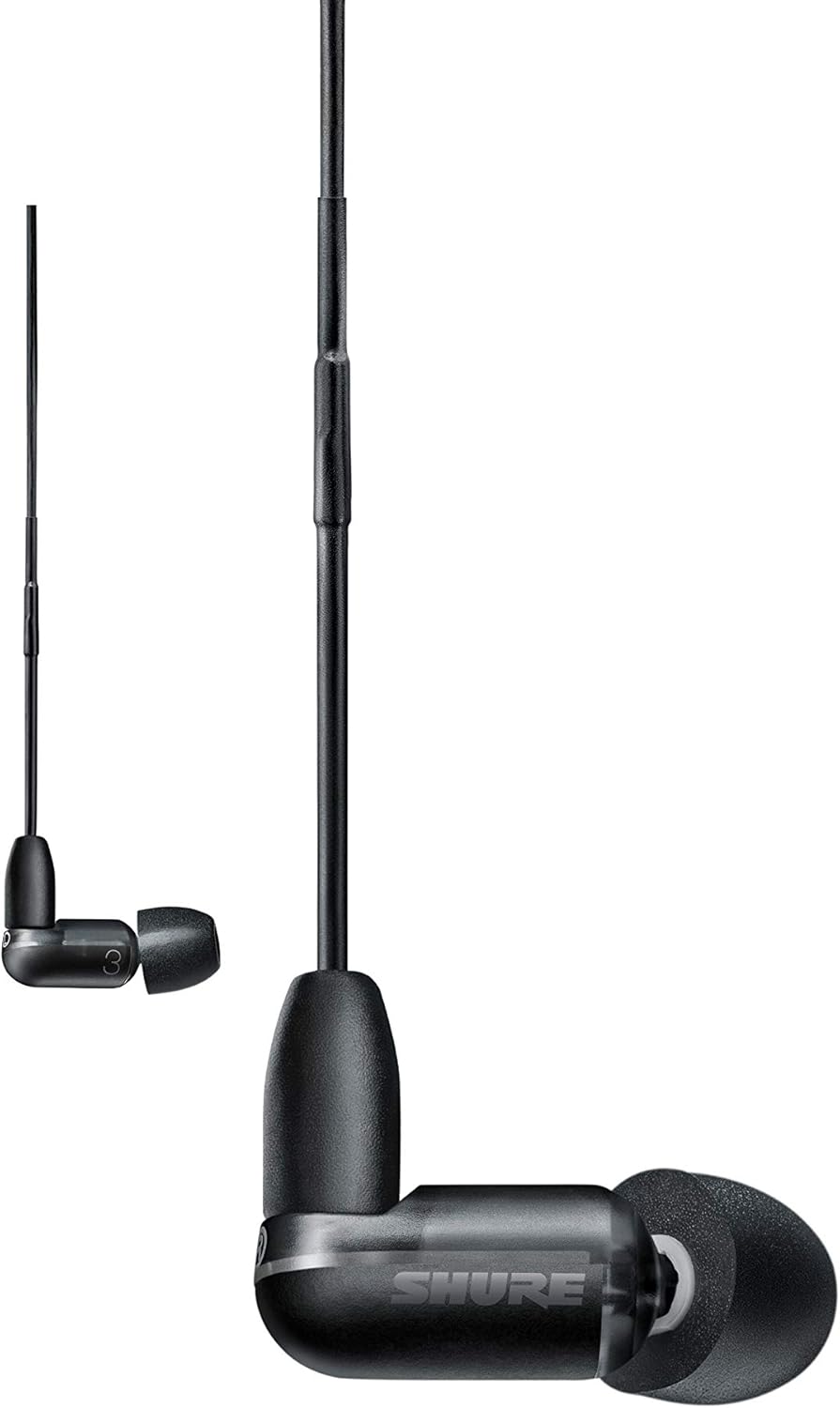 Black True Wireless Earbuds Bundle with Sound Isolating Earphones and Bluetooth Adapter V72531