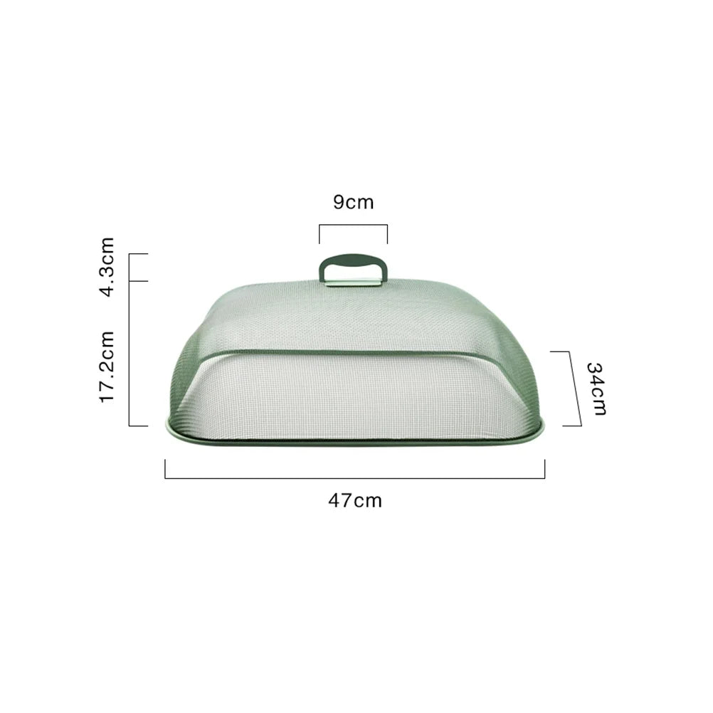 Green Square Iron Art Food Cover M780