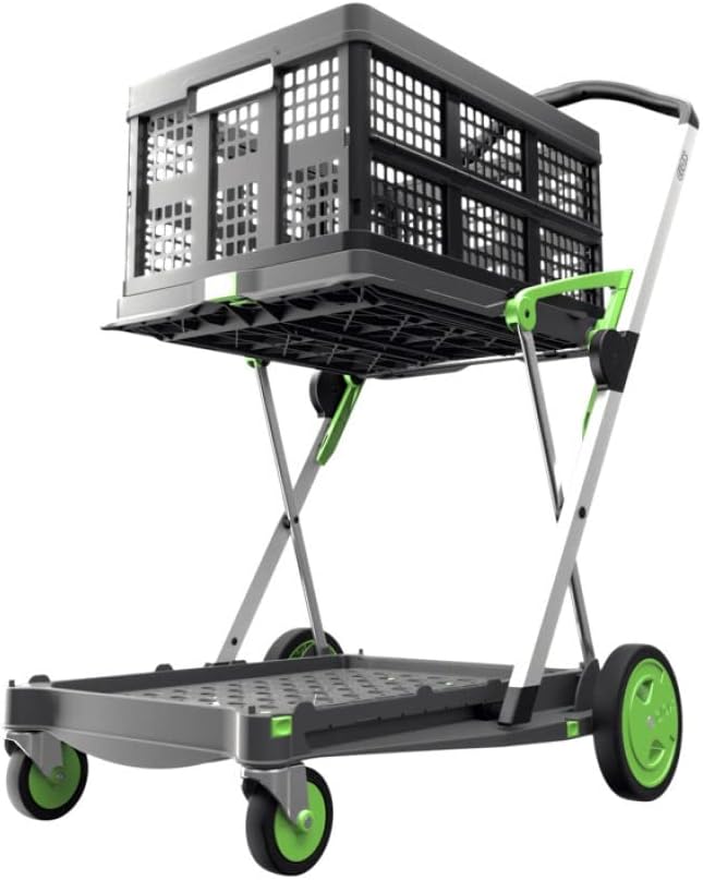 Pink Collapsible Folding Trolley Cart M556