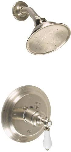 Satin Nickel Traditional Pressure Balancing Shower Set E84435