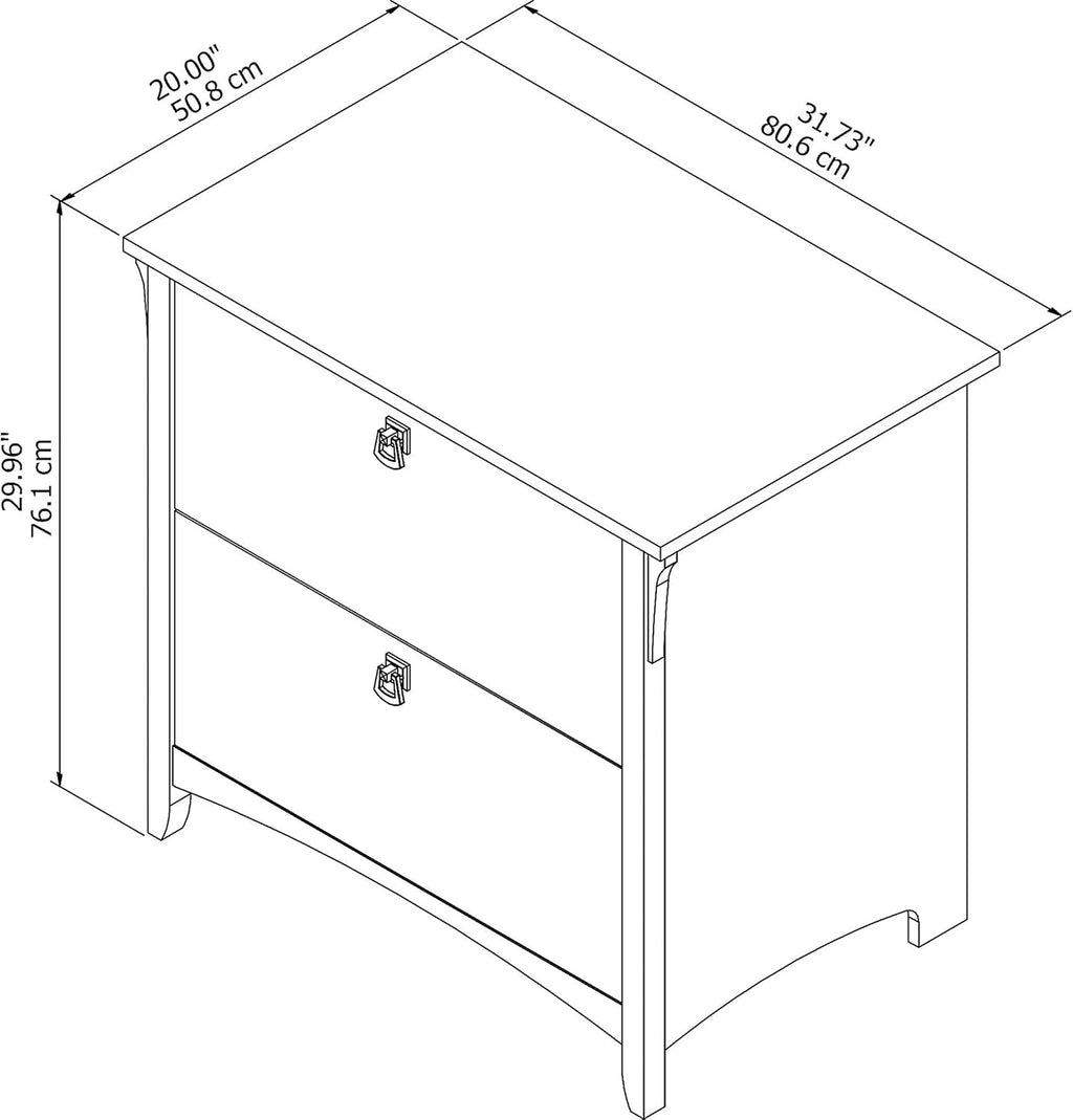 Cape Cod Gray Lateral File Cabinet K587162
