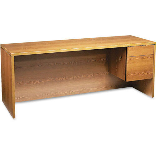 Mahogany 3/4-Height Right Pedestal Credenza Y751