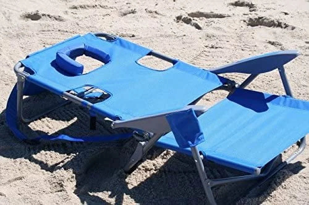 Blue Outdoor Reclining Camping Chair O97392