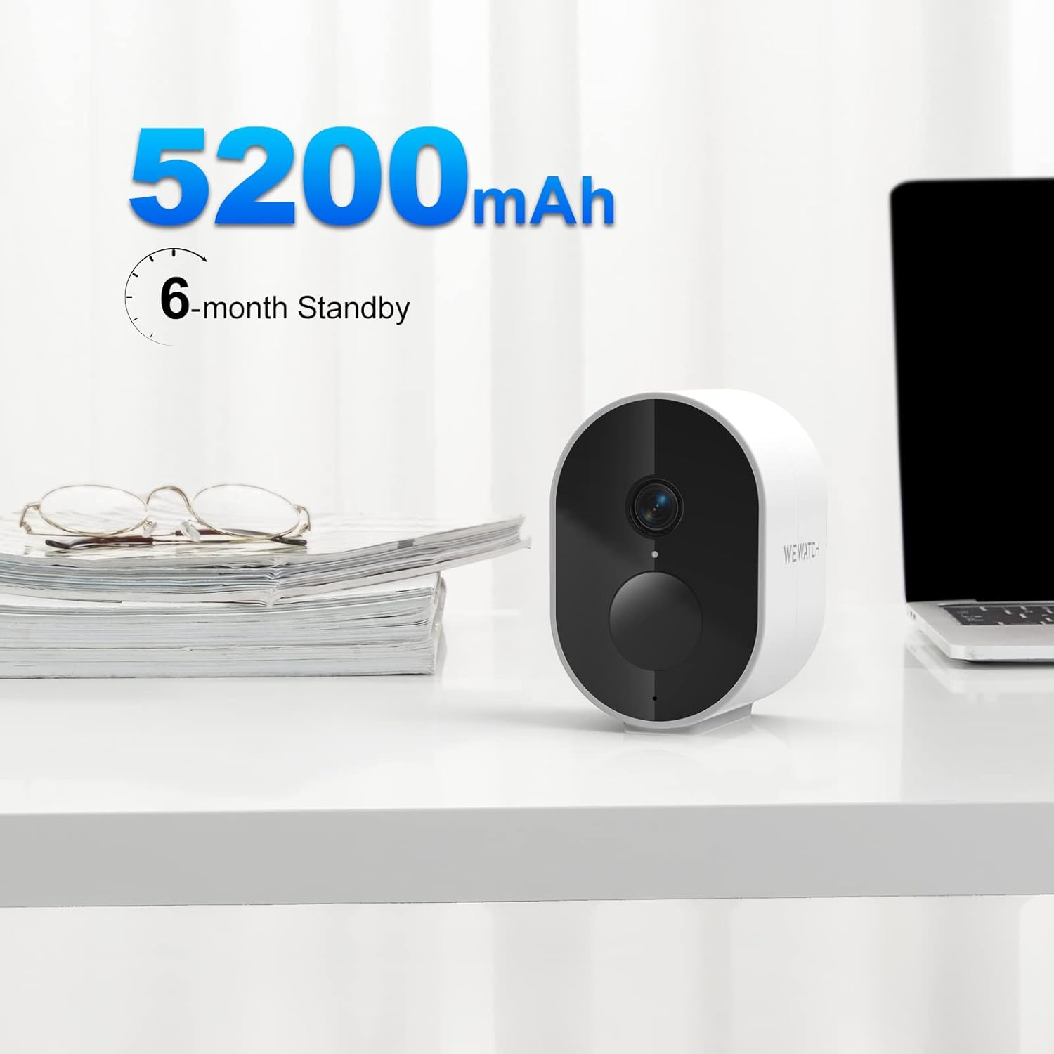 1080P HD Wireless Security Camera with PIR Detection Alarm V973