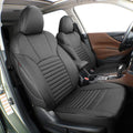 Custom Fit Full Set Car Seat Covers Leatherette Black V856