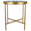 Gold Folding Accent Table V6356