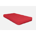 Twin Red 6 Inch Futon Mattress X563220