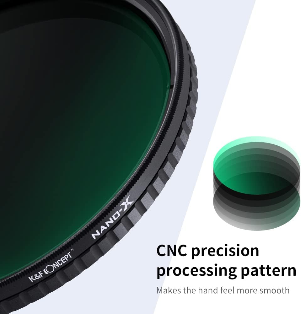 52mm Variable ND Filter ND32-ND512 HD Neutral Density Lens Filter D1793