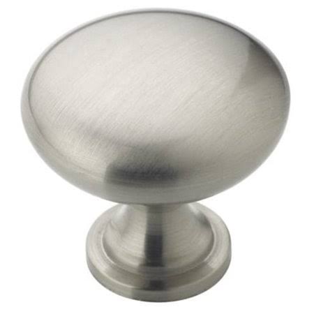 1-1/4x22 Diameter Mushroom Cabinet Knob Satin Nickel F450954
