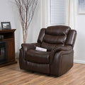 Brown Manual Glider Recliner J2914