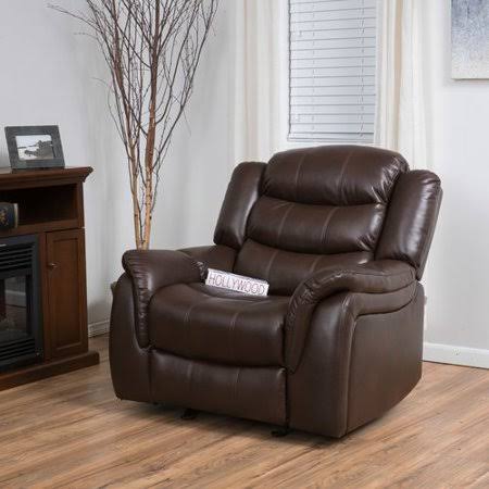Brown Manual Glider Recliner J2914