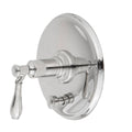 Matte White Tub & Shower Diverter Plate with Handle O872