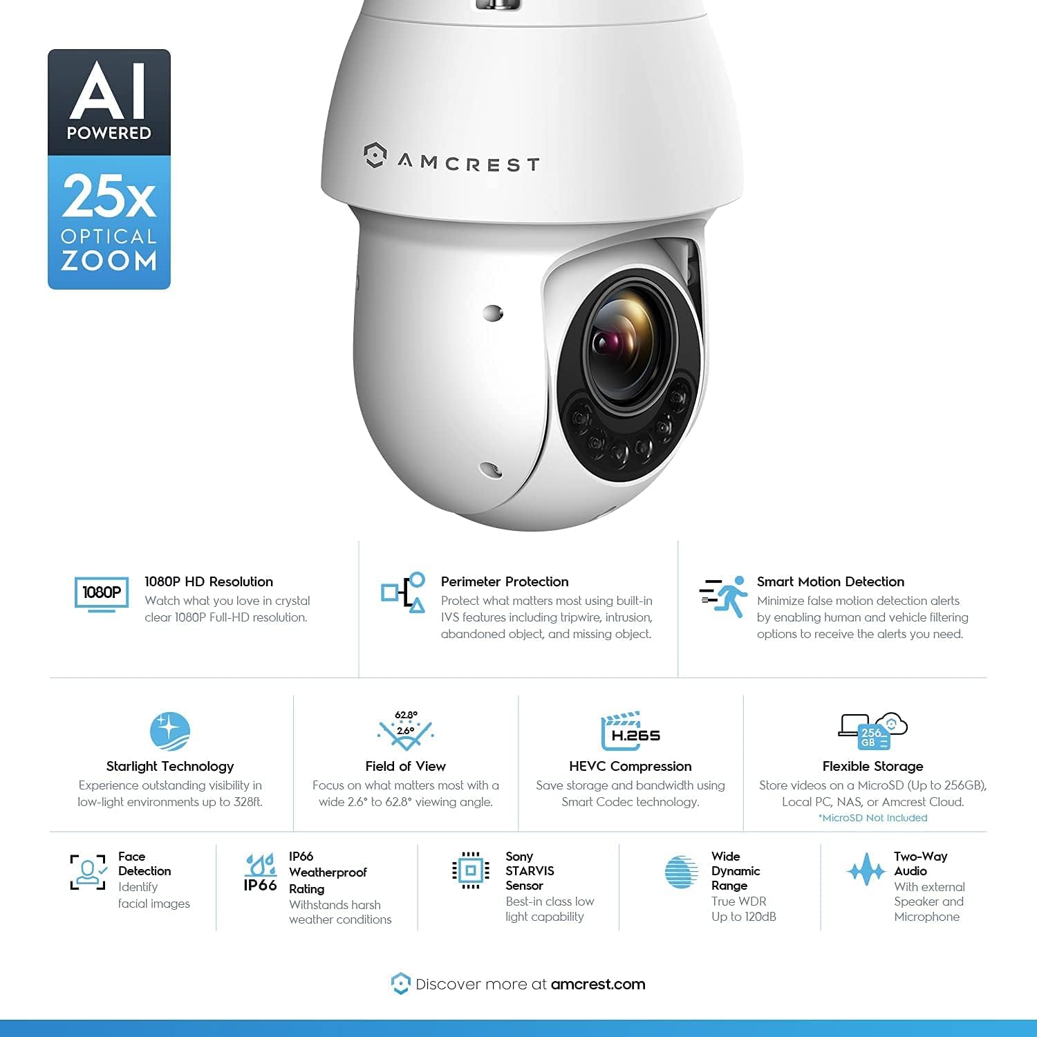 2MP Outdoor PTZ POE IP Camera Security Speed Dome B104