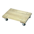 Solid Platform Wood Dolly 27 x 18 inch 3 inch Caster P56950