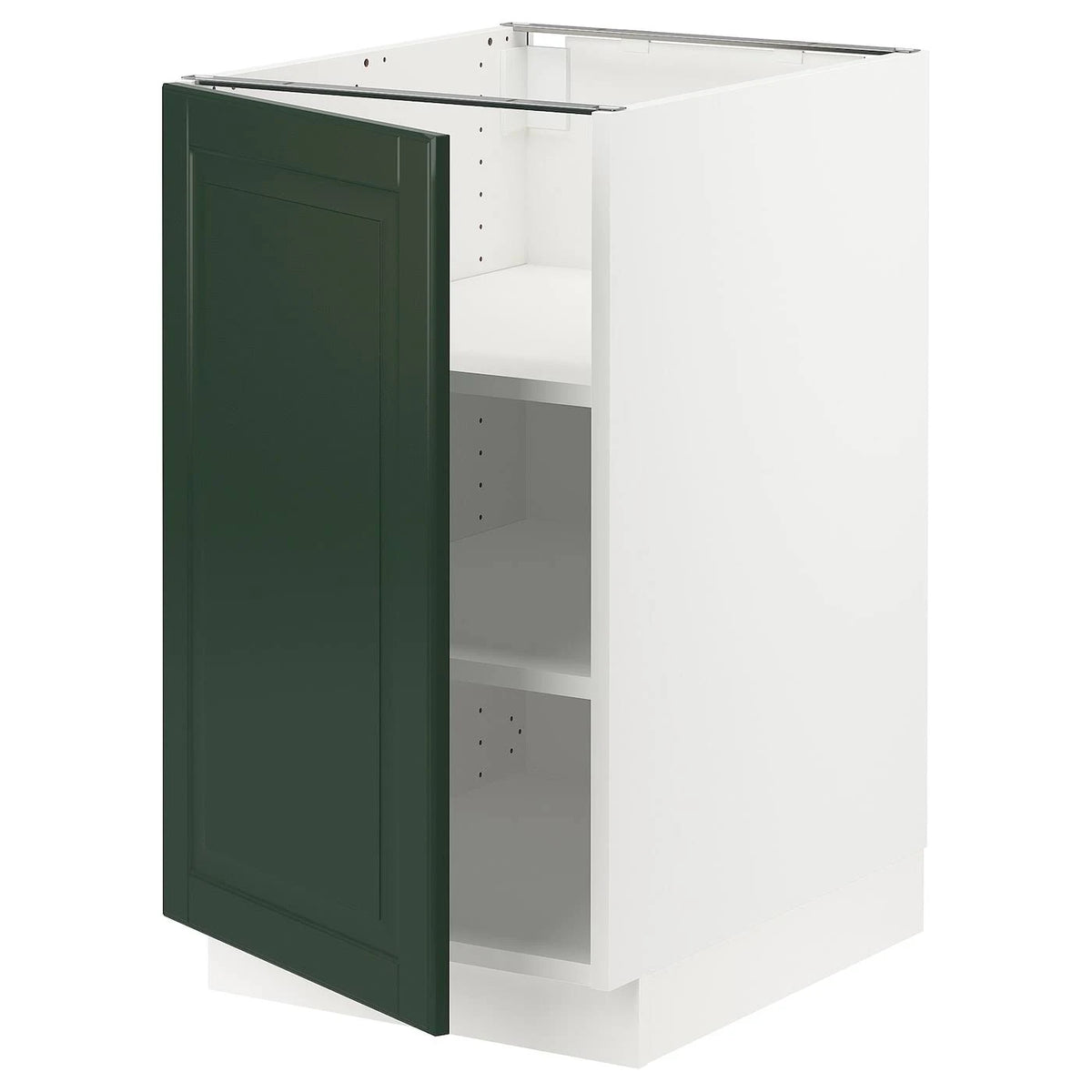 White Base Cabinet with Shelves I569017
