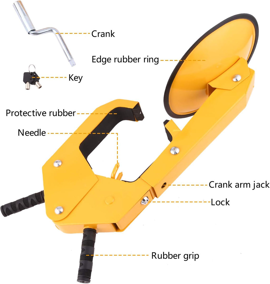 Wheel Lock Car Boot Clamp Anti-Theft Parking Boot Claw (Large) R804